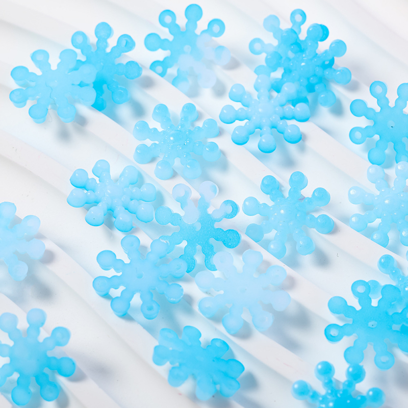 ABS DIY аксесоар за бижута — снежинков модел, изпичано покритие, марка Si Yang, модерен стил OL