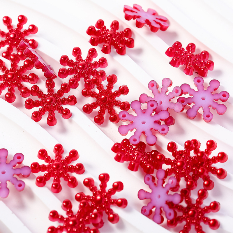 ABS DIY аксесоар за бижута — снежинков модел, изпичано покритие, марка Si Yang, модерен стил OL