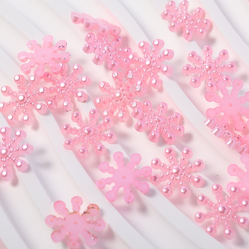 ABS DIY аксесоар за бижута — снежинков модел, изпичано покритие, марка Si Yang, модерен стил OL