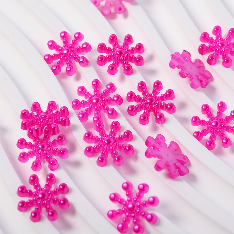 ABS DIY аксесоар за бижута — снежинков модел, изпичано покритие, марка Si Yang, модерен стил OL