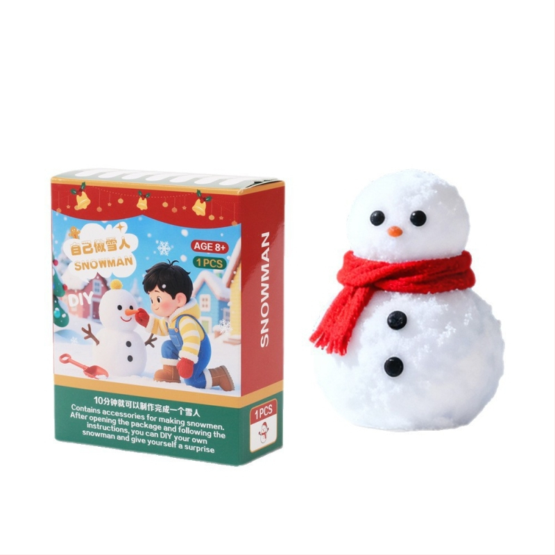 Švietimo mokslo žaislas sniego žmogus DIY stalinis papuošimas; medžiaga: natrio poliakrilatas; nepriklausoma aklųjų dėžė pakuotė; pritaikymas prieinamas; tinkama Kalėdoms