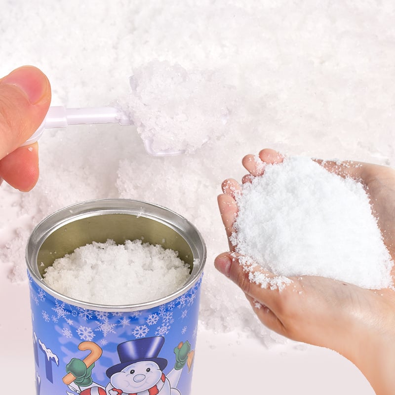 Li xiaoya Konservuotos sniegas Kalėdinėms dekoracijoms – dervos pagrindu sausi snaigių milteliai, dėžutėje, pritaikomas