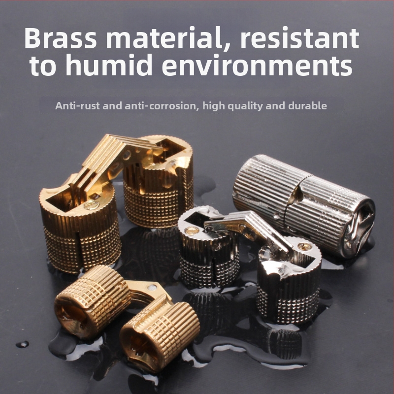 Golden Tripod latonas paslėptas vyris elektros dėžei – paslėpta spintelės durų sistema, tylus atidarymas vienos rankos valdymu, nikeliuotas paviršius