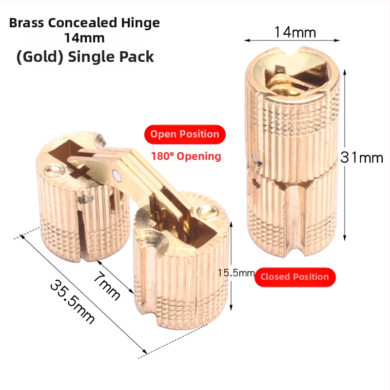 Golden Tripod latonas paslėptas vyris elektros dėžei – paslėpta spintelės durų sistema, tylus atidarymas vienos rankos valdymu, nikeliuotas paviršius