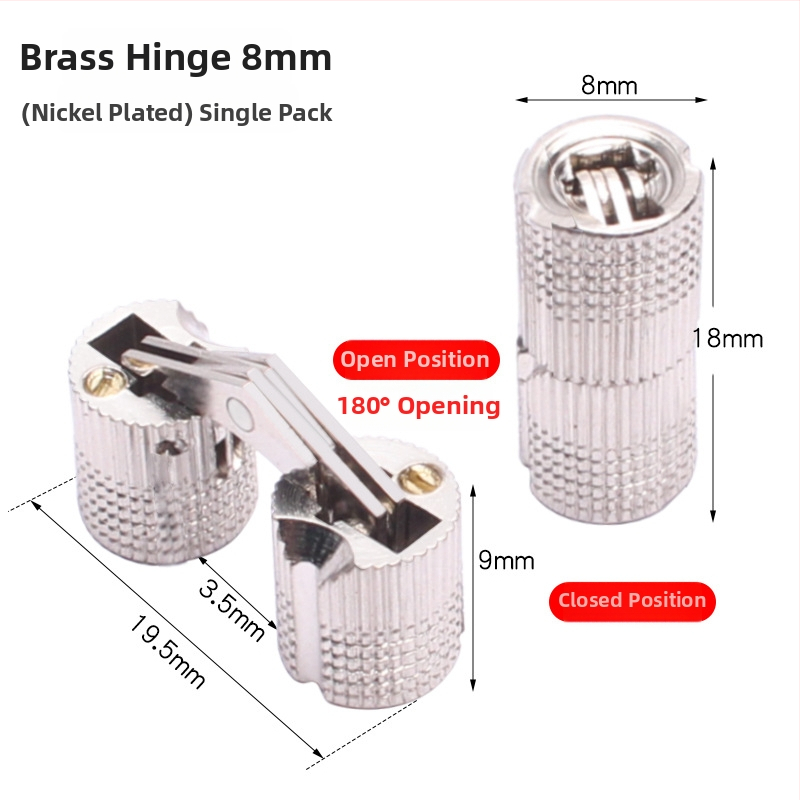 Golden Tripod latonas paslėptas vyris elektros dėžei – paslėpta spintelės durų sistema, tylus atidarymas vienos rankos valdymu, nikeliuotas paviršius