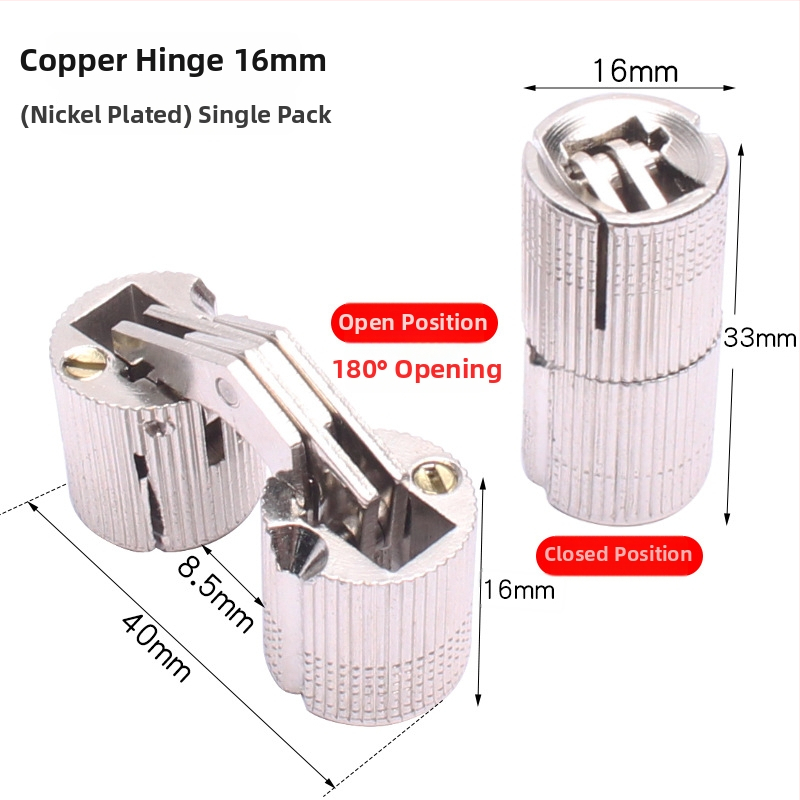 Golden Tripod latonas paslėptas vyris elektros dėžei – paslėpta spintelės durų sistema, tylus atidarymas vienos rankos valdymu, nikeliuotas paviršius