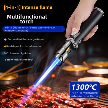 Πολυλειτουργικός αντιανεμικός αναπτήρας με άμεσο φλόγιστρο, βουτάνιο, μεταλλικό σώμα, παραμετροποίηση, Fogson