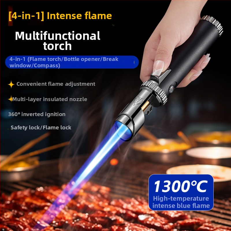 Mitmefunktsionaalne tuulekindel otsene leek süütaja, butaani kütusega, metallkorpus, kohandatav, Fogson kaubamärk