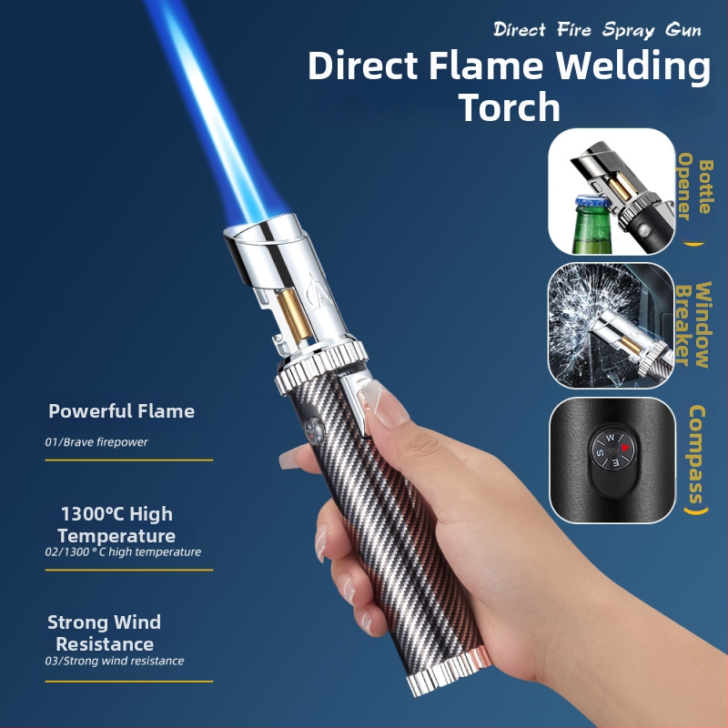 Mitmefunktsionaalne tuulekindel otsene leek süütaja, butaani kütusega, metallkorpus, kohandatav, Fogson kaubamärk