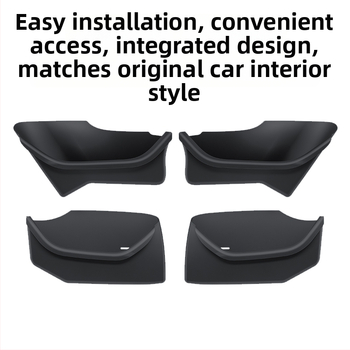 Tesla Model Y/3 prietaisų skydelio saugyklos dėžutė — Plastikas, Vandeniui atspari, Slėgiui atspari, Su rankena