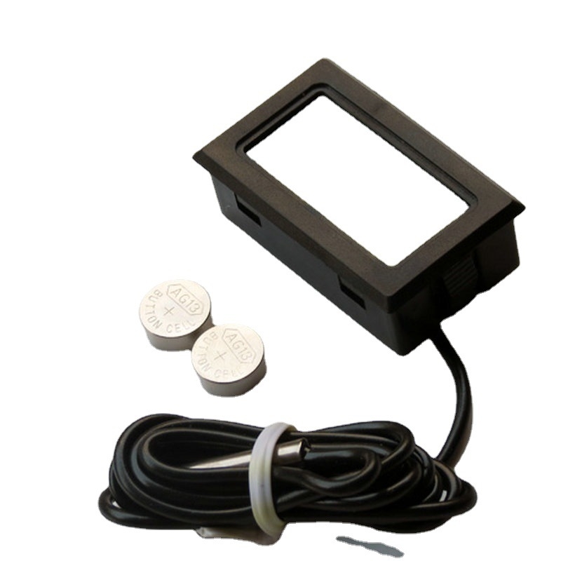 Įmontuotas akvariumo termometras, skirta vidaus naudojimui, temperatūros diapazonas nuo -50 iki 110 °C