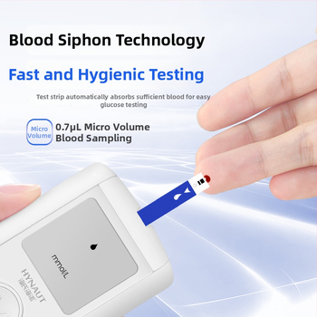 Hainuo kraujo gliukozės bandymų juostelės — daugkartinės, 50 vnt, medicininio lygio