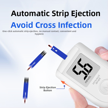 Hainuo kraujo gliukozės bandymų juostelės — daugkartinės, 50 vnt, medicininio lygio