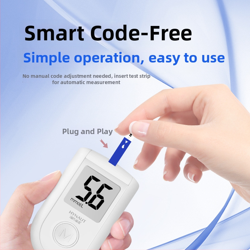 Hainuo asins glikozes testšķēres — atkārtoti lietojamas, 50 gab., medicīniskā kvalitāte