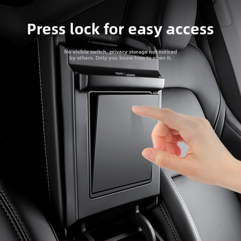 Tesla Model Y Centrinės konsolės laikymo dėžutė — plastikinė, skirta prietaisų skydeliui, atspari vandeniui ir spaudimui