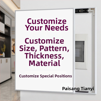 Pagal užsakymą sukurtas matavimo dėžės dekoratyvinis paveikslas – rėminamas abstraktus aliejinio dažų drobės atspaudas aliuminio rėmelyje, Inkjet spausdinimas, tinkamas svetainei, miegamajam, studijai, restoranui