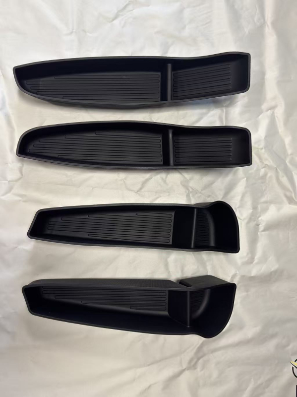 Tesla Model Y durų rankenos saugojimo dėžutė (6 vietos) – skirta keturioms durims, plastikinė, atspari vandeniui, atspari spaudimui