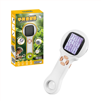 Laste mikroskoop ekraaniga – täielik teaduslik katsete komplekt, elektriline, ABS materjal, vanus 7–14 aastat, tootekood 3171