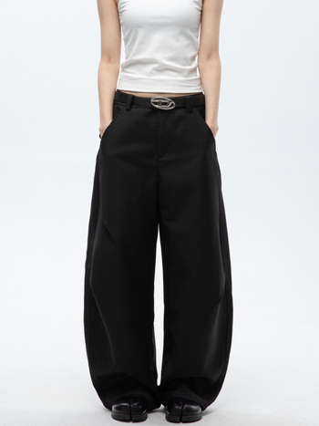 Pantaloni de lucru casual unisex, croială lejeră, talie medie, fermoar, poliester 100%