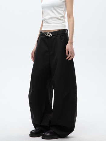 Pantaloni de lucru casual unisex, croială lejeră, talie medie, fermoar, poliester 100%