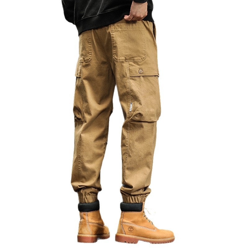 Pantaloni casual de lucru, croială lejeră, căptuți cu catifea, talie medie, amestec din bumbac (97% bumbac, 3% spandex)