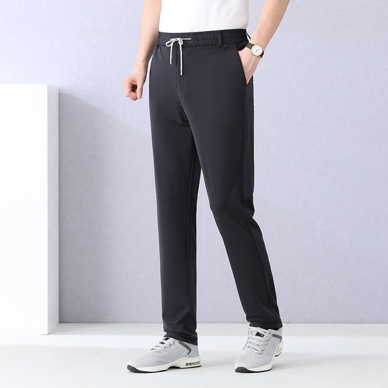 Jane Xidun férfiaknak készült sportos hétköznapi nadrágok, jégselyem gyorsan száradó hálós anyag, magas derék, laza szabás, lélegző poliészter 95%