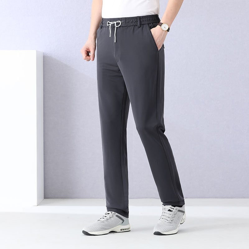 Jane Xidun férfiaknak készült sportos hétköznapi nadrágok, jégselyem gyorsan száradó hálós anyag, magas derék, laza szabás, lélegző poliészter 95%