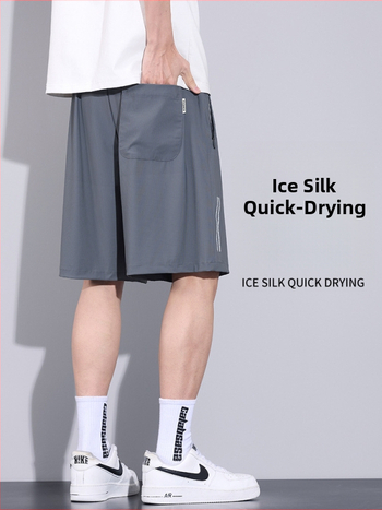 Brīvās pieguļas neilona šorti, 81% neilons, 19% spandex, vasaras modelis 2025