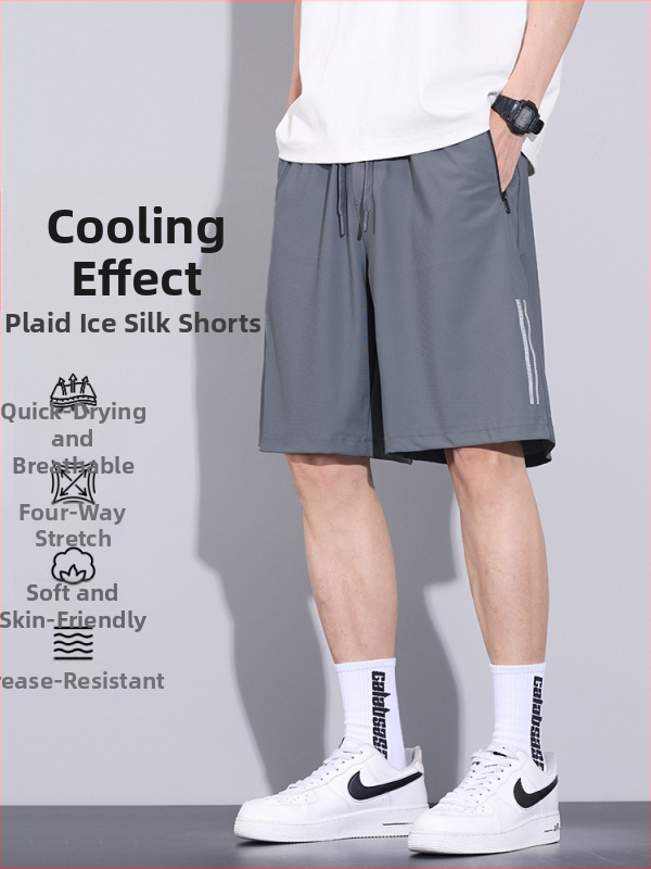 Brīvās pieguļas neilona šorti, 81% neilons, 19% spandex, vasaras modelis 2025