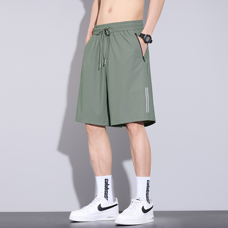 Brīvās pieguļas neilona šorti, 81% neilons, 19% spandex, vasaras modelis 2025