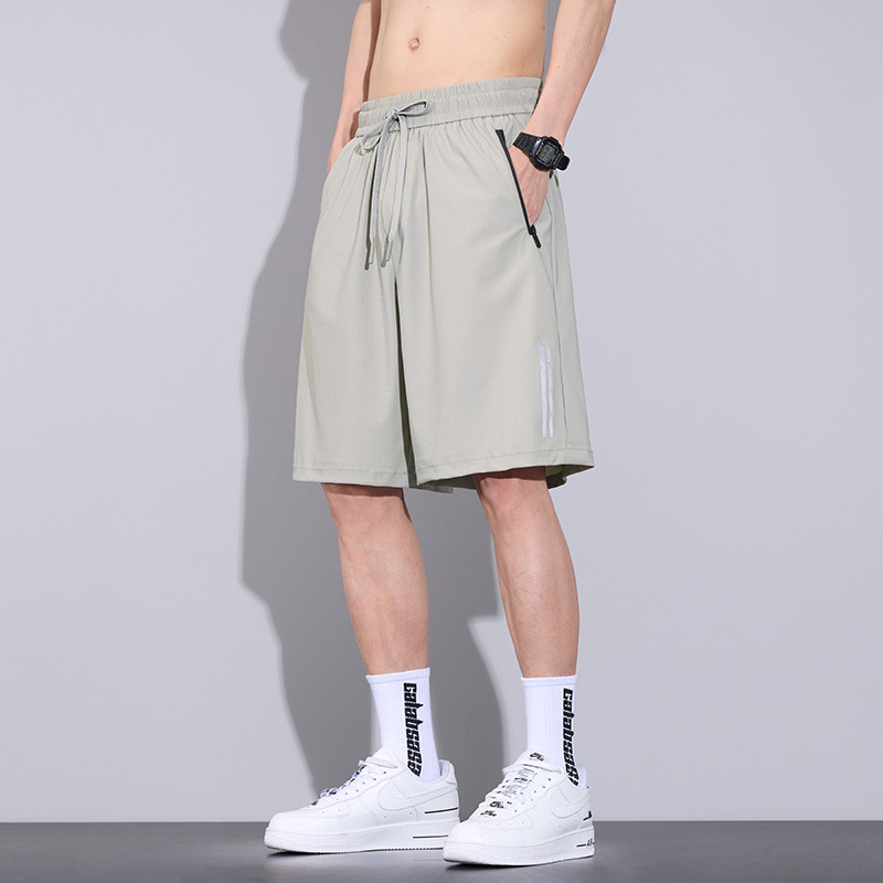 Brīvās pieguļas neilona šorti, 81% neilons, 19% spandex, vasaras modelis 2025