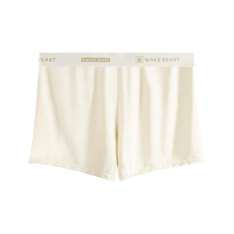 Мъжки боксерки, дишащ полиестер, плетени, със средна талия, едноцветен десен (Дишащи; Полиестер; Плетени; Средна талия; Едноцветен десен)