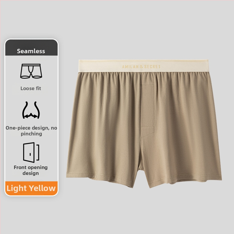 Vyriniai medvilniniai pižamos šortai, be siūlių, kvėpuojantys, greitai džiūstantys, vidutinio juosmens