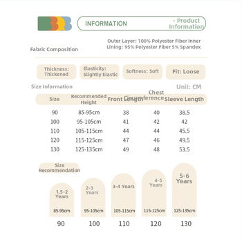 Detské zimné sako so stojacim golierom, zipsom, hrubé tkaniny, karikatúrny vzor