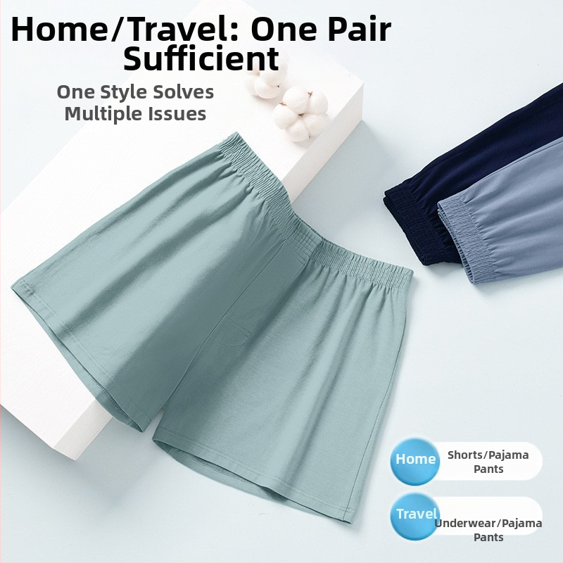 Vīriešu kokvilnas bokseršorti, brīva piegriezuma, vidējā josta, adīts audums, 90–95% kokvilnas.