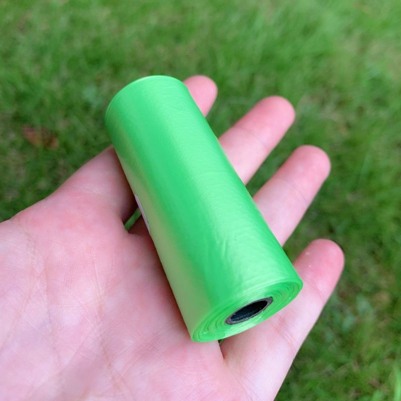 Suņu un kaķu izkārnījumu maisiņi, nepārtraukta ruļļa iepakojums, parastā biezums