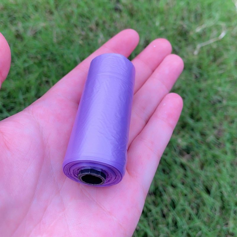 Suņu un kaķu izkārnījumu maisiņi, nepārtraukta ruļļa iepakojums, parastā biezums