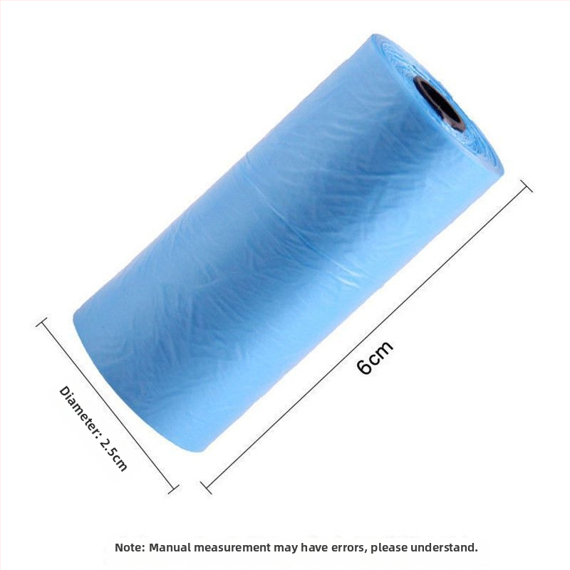 Suņu un kaķu izkārnījumu maisiņi, nepārtraukta ruļļa iepakojums, parastā biezums