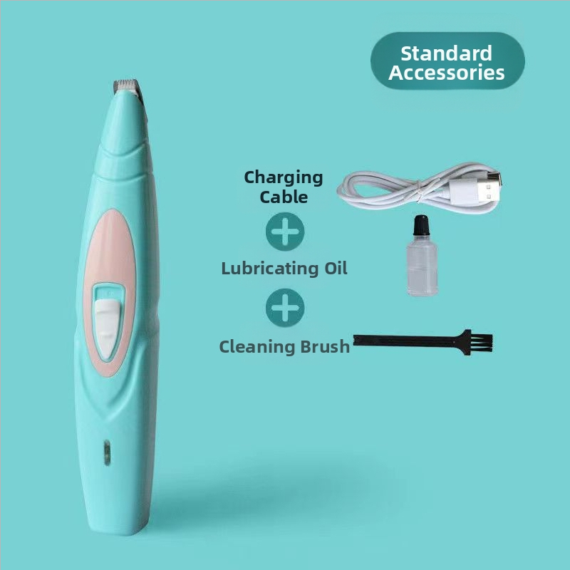 Elektrinis kirpėjas gyvūnams šunims ir katėms — ABS korpusas; peiliai iš nerūdijančio plieno su keraminiu dengimu; tinka šunims ir katėms