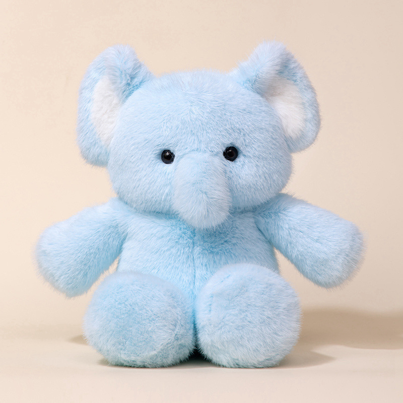 Плюшена мечка и зайче — кукла за лягане, платнена играчка с PP памук за пълнеж, за деца 4–6 г