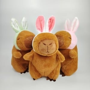 Capybara pliš lutka – super mekana kratka pliš, PP pamuk punjenje, za uzrast 14+