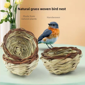 Carrot Valley šiaudinė pintinė paukščių lizdas