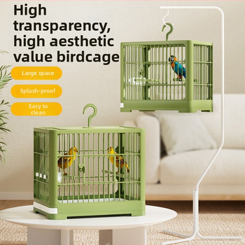 Plastikinis paukščių narvas, neimportuotas, (be licencijuotų privačių ženklų)