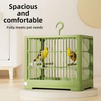 Plastikinis paukščių narvas, neimportuotas, (be licencijuotų privačių ženklų)