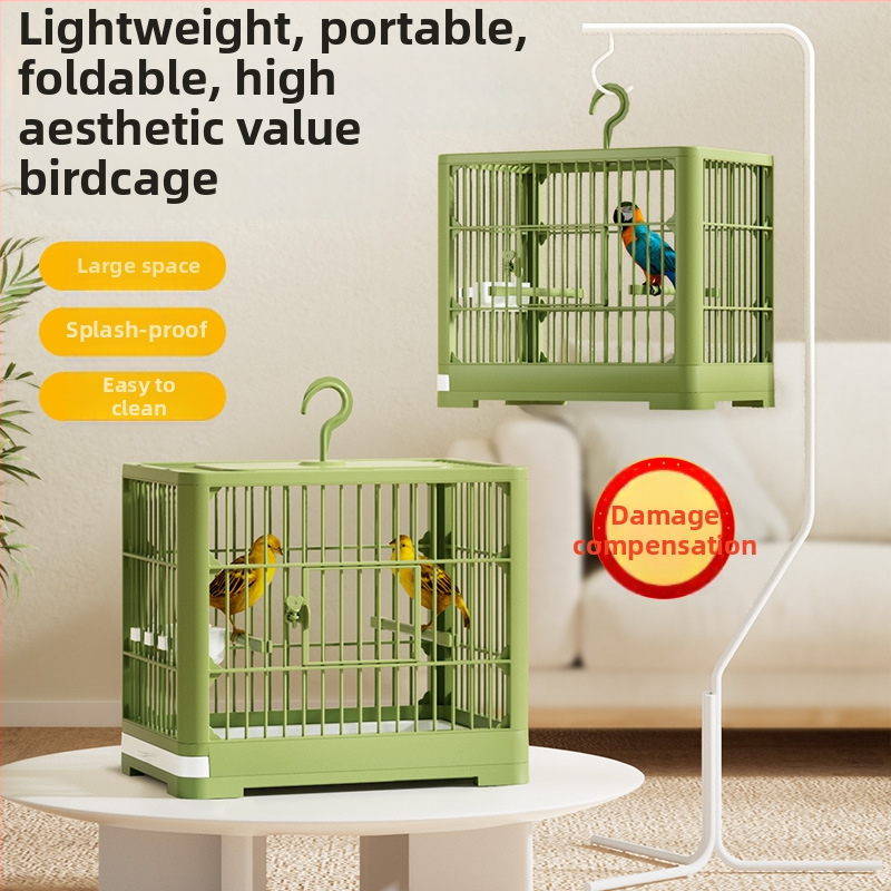 Plastikinis paukščių narvas, neimportuotas, (be licencijuotų privačių ženklų)