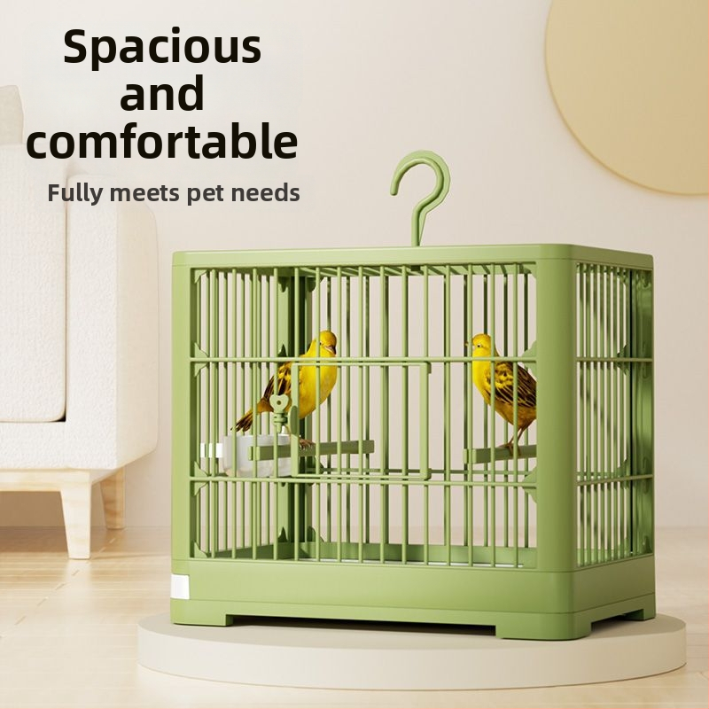 Plastikinis paukščių narvas, neimportuotas, (be licencijuotų privačių ženklų)