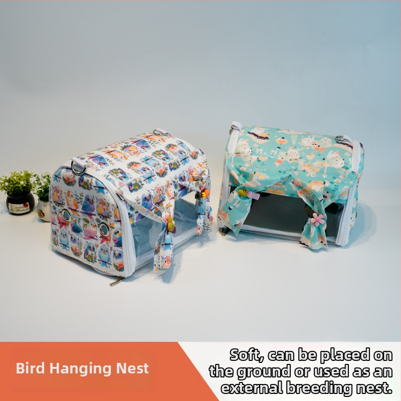 Paukščių veisimo dėžutė, aksominė medžiaga, nėra importuota