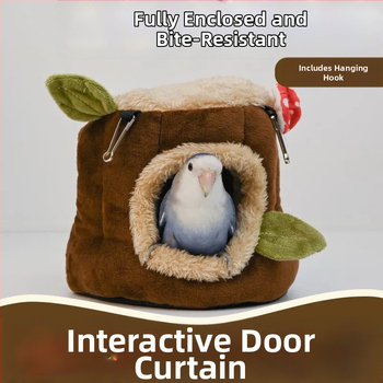 Kõrvatud puuvillane pesake väikestele koduloomadele – vastupidav kokkuvarisemise kujundus, koralli velvet vooder, päritolu Zhejiang, sobib väikestele loomadele ja lindudele