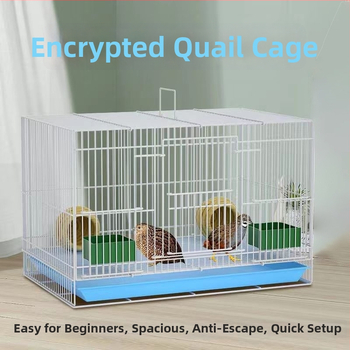 Paukščių auginimo narvas iš geležies vielos konstrukcijos, skirtas viščiukams ir antis