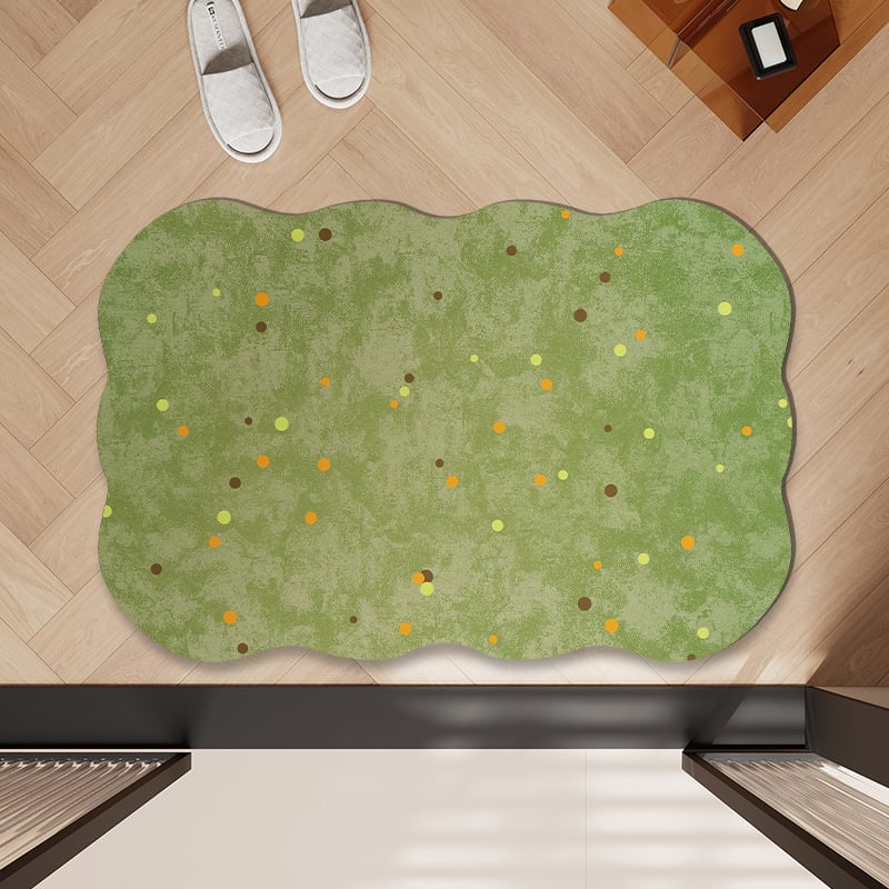 PVC килим за баня във френски стил – за вход към банята, абсорбиращ, бързосъхнещ, противохлъзващ се, миещ се